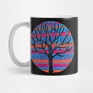 Tree in Blue Wash Mug